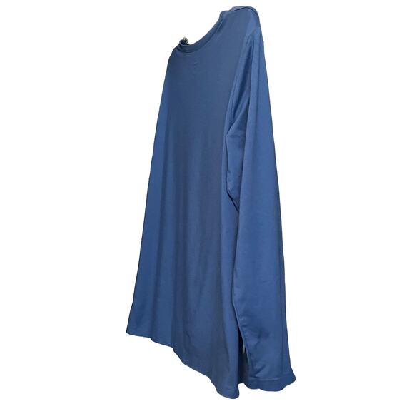 RUSSELL DRI-POWER LONG SLEEVE ACTIVEWEAR T-SHIRT, WOMENS, XL, BLUE, V-NECK - Picture 5 of 10